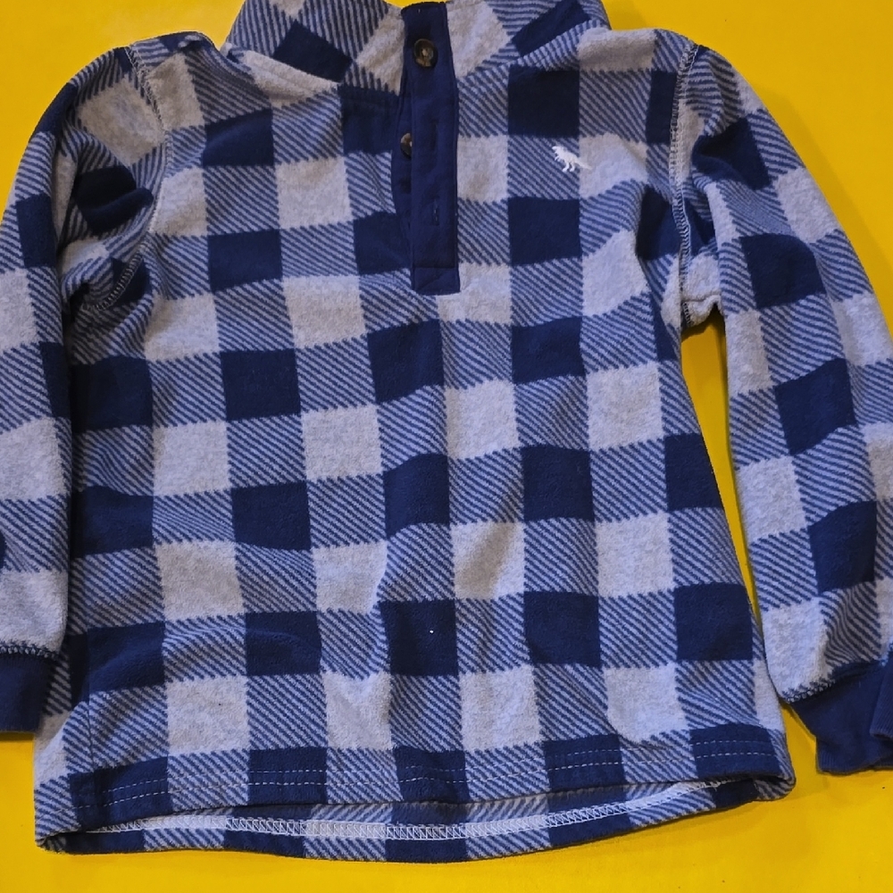 Boys blue Checkered Kids Shirt